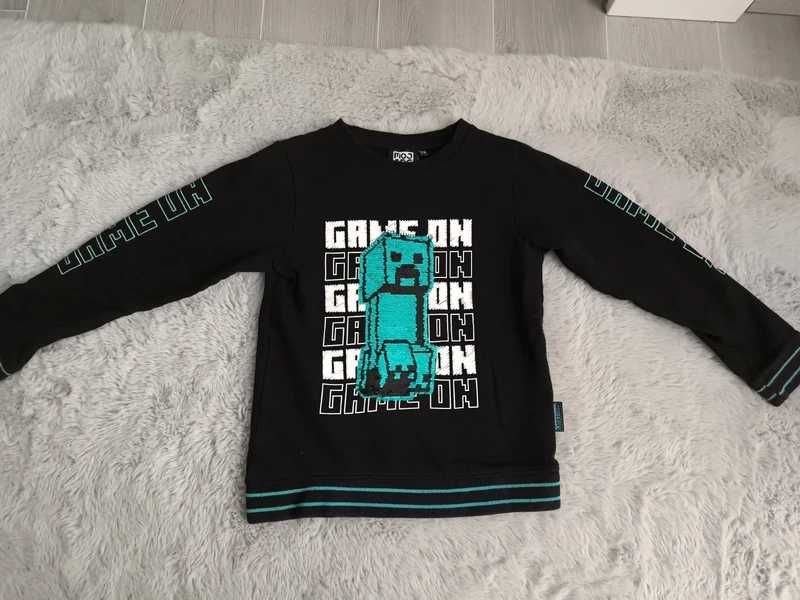 Bluza Minecraft chłopięca r 122