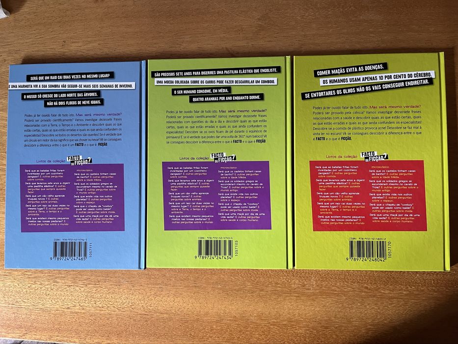 Coleção livros Juvenis Facto ou Ficção
