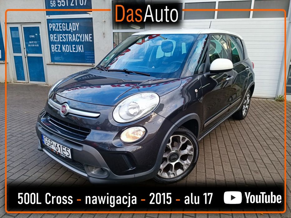 Fiat 500L Cross - 154 839 km przebiegu - sprowadzony - 2015r. - navi - FILM