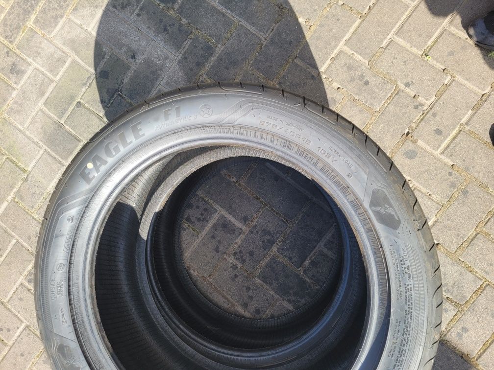 Nowe Opony 2 lub 4 Sztuki GOODYEAR EAGLE F1 Asymet 3 275/40 R18 Dot 21