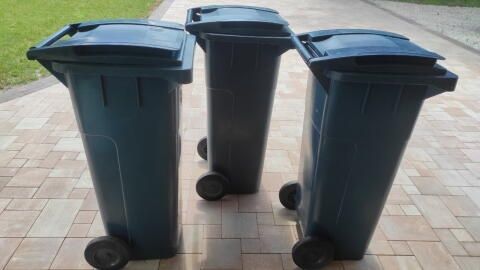 Kosz na śmierci pojemnik 120L