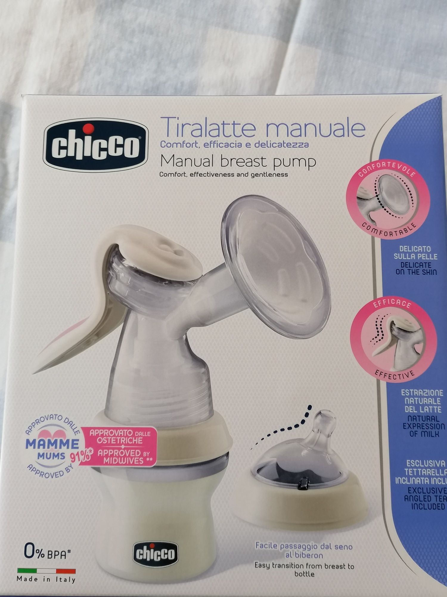 Bomba de leite materno Chicco