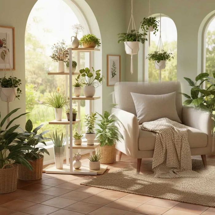 OKAZJA Kwietnik Regał Stojak Na Kwiaty Porządny Solidny