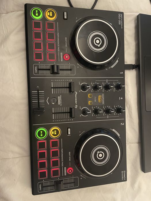 Pioneer ddj 200 (acompanha caixa + cabo usb b)