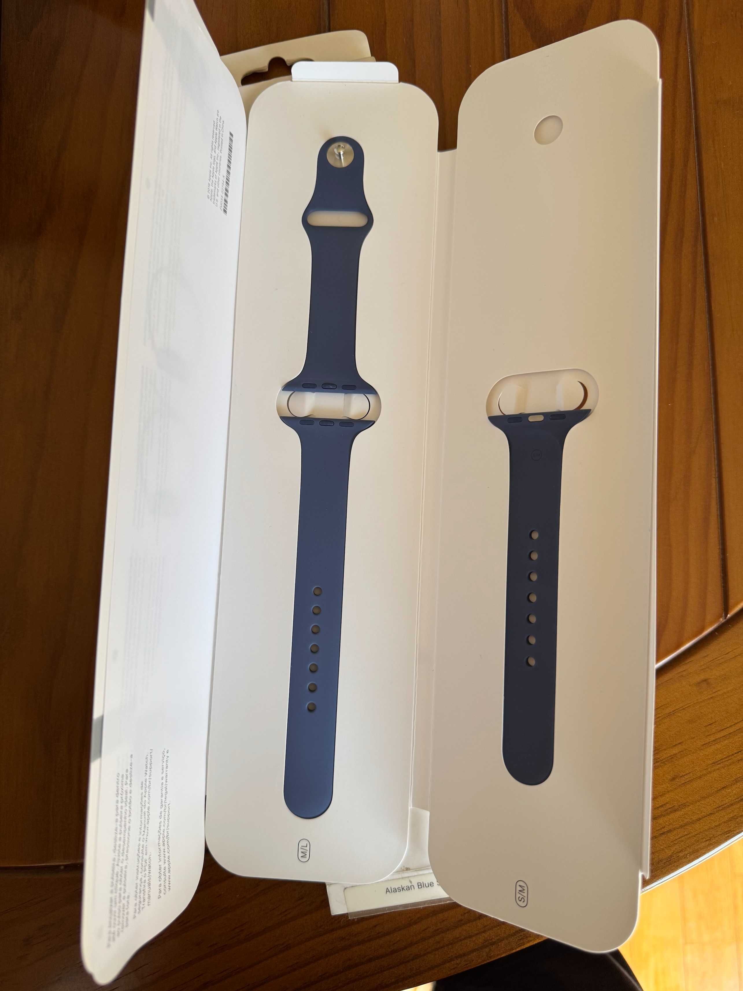 Bracelete Apple Watch 44mm - 46mm Alaskan Blue Original