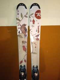 Narty Rossignol S80w 170 cm z wiązaniami skitourowym Bandit Respect