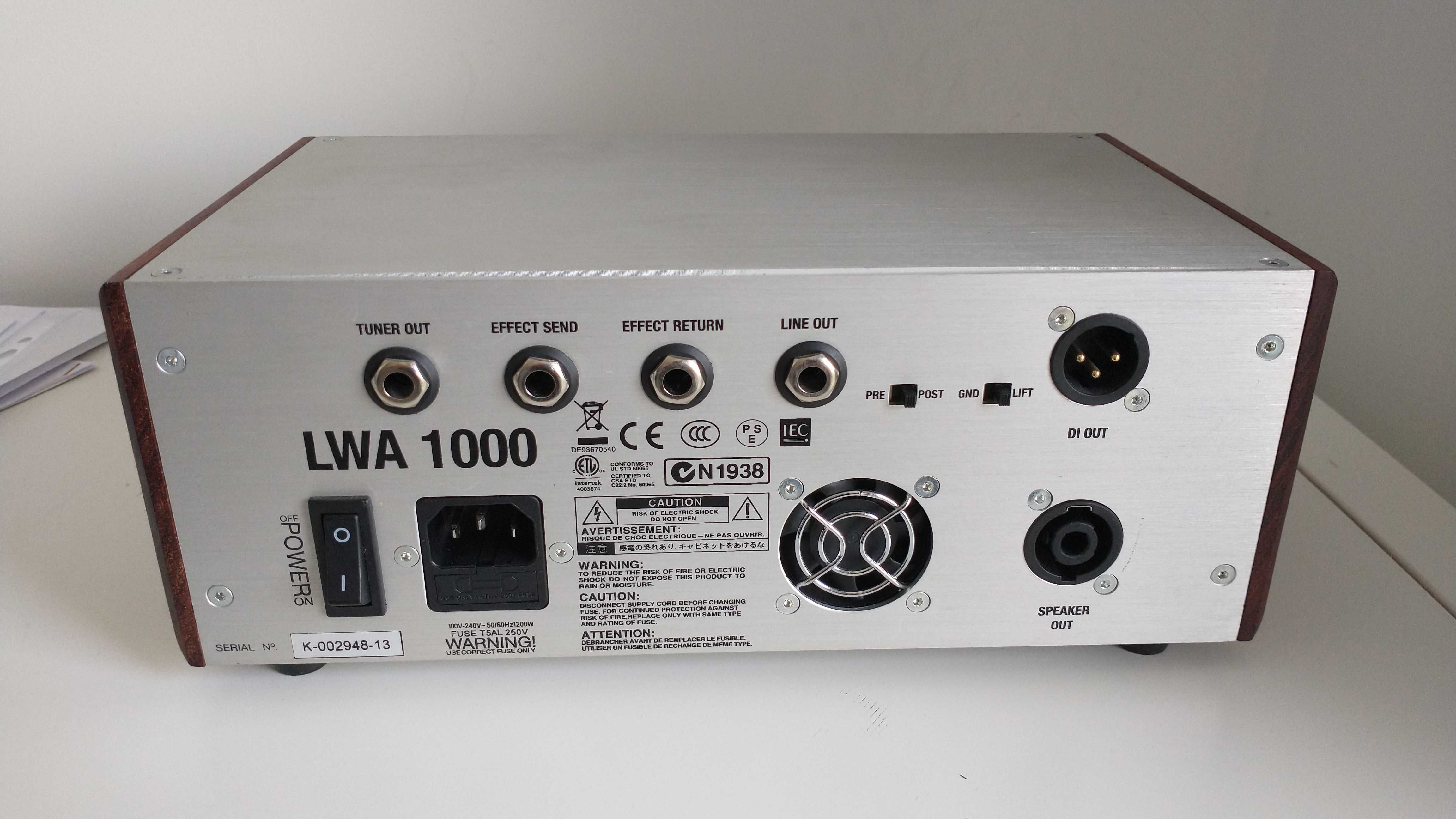 Wzmacniacz basowy head Warwick LWA 1000 cyfrowa końcówka mocy Pascal
