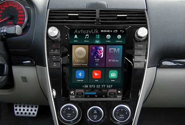 Android 14 MAZDA 6 GPS TV USB Дисплей Tesla Мазда 6 CarPlay Магнитола
