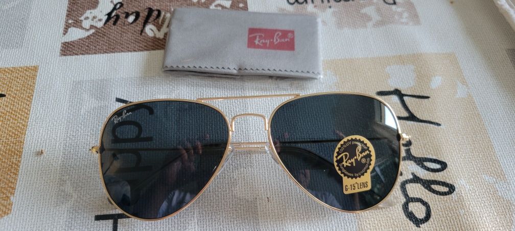 Óculos Ray Ban Aviator pretos