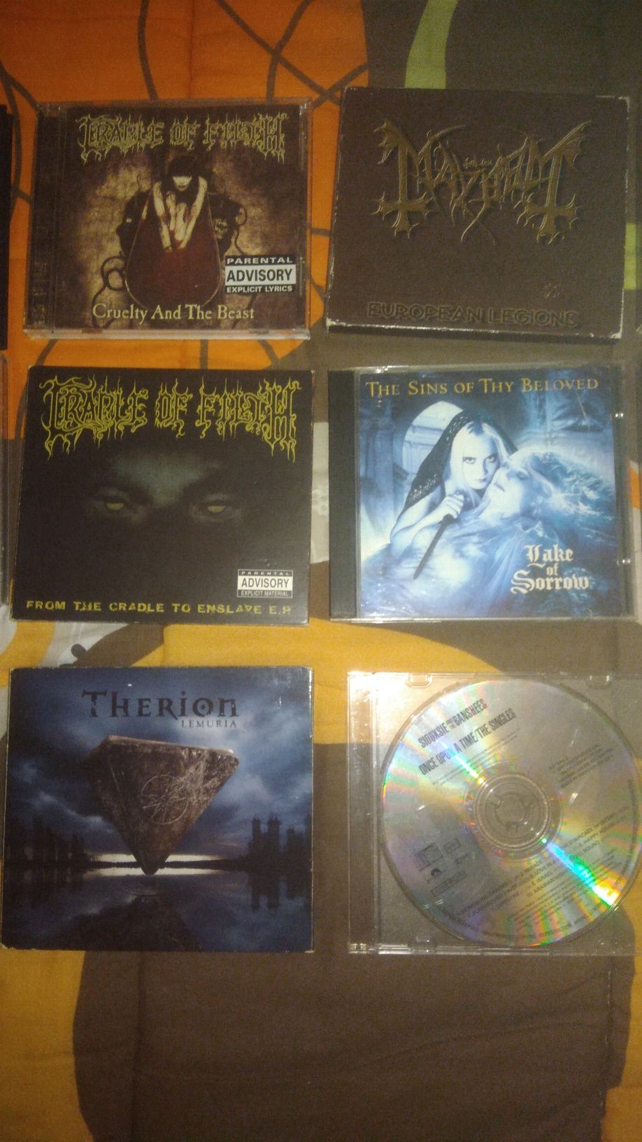 CDs originais metal gótico