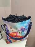 Torebka 2w1 torba z plecakiem wewnątrz shopper bag i workoplecak