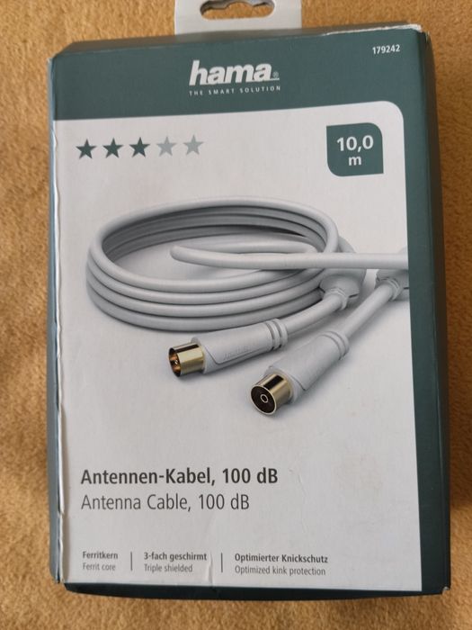 Kabel telewizyjny nowy 10 mb