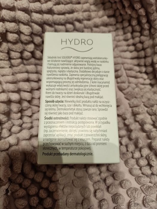 Solverx Hydro krem do twarzy na dzień