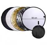 Refletor 60 cm 5 em 1 difusor rebatedor reflector dobrável NOVO