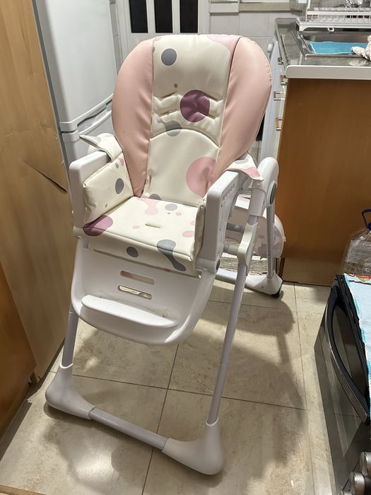Cadeirinha de Refeição Kinderkraft Pink