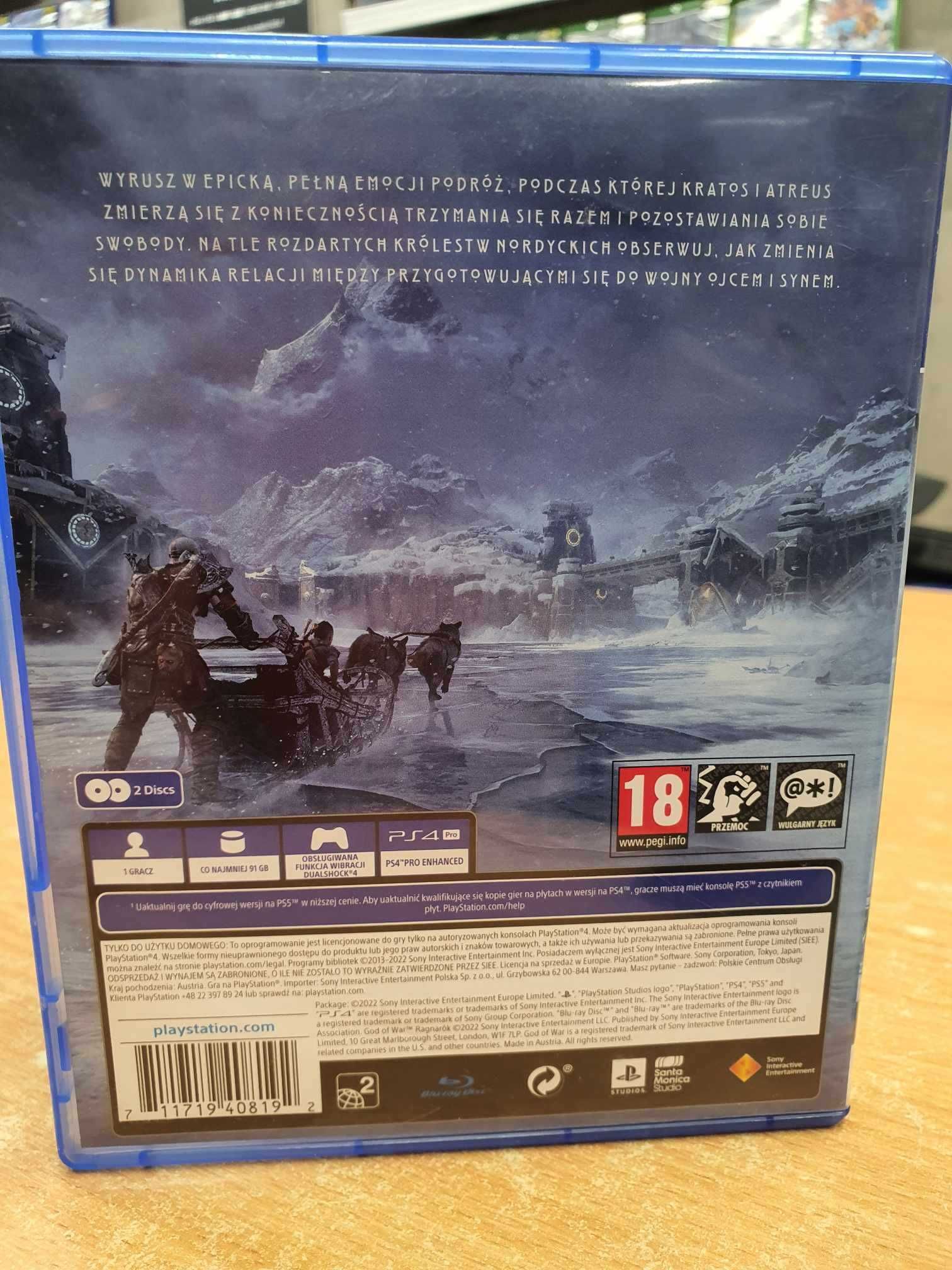 God of War Ragnarok PS4 PL Skup/Sprzedaż/Wymiana Lara Games