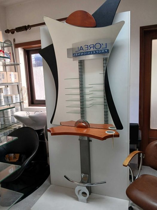 Bancada de cabeleireiro e cadeira – Novo – Liquidação de Stock