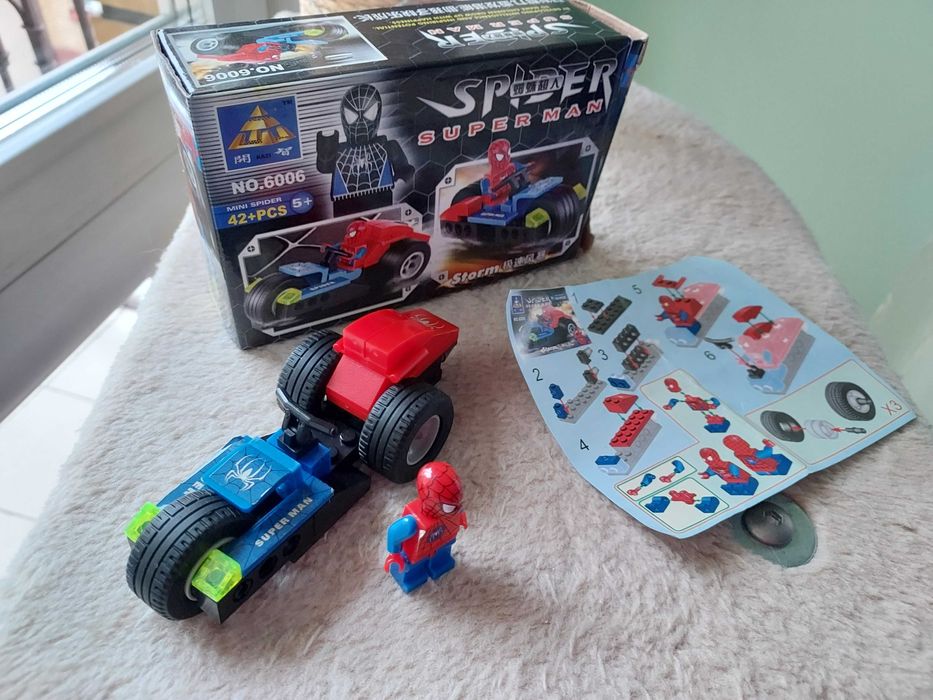 Zestaw klocków spider man