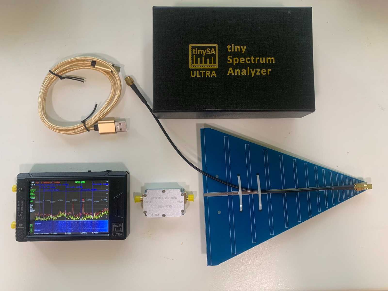 Комплект TinySA Ultra + Антена + підсилювач