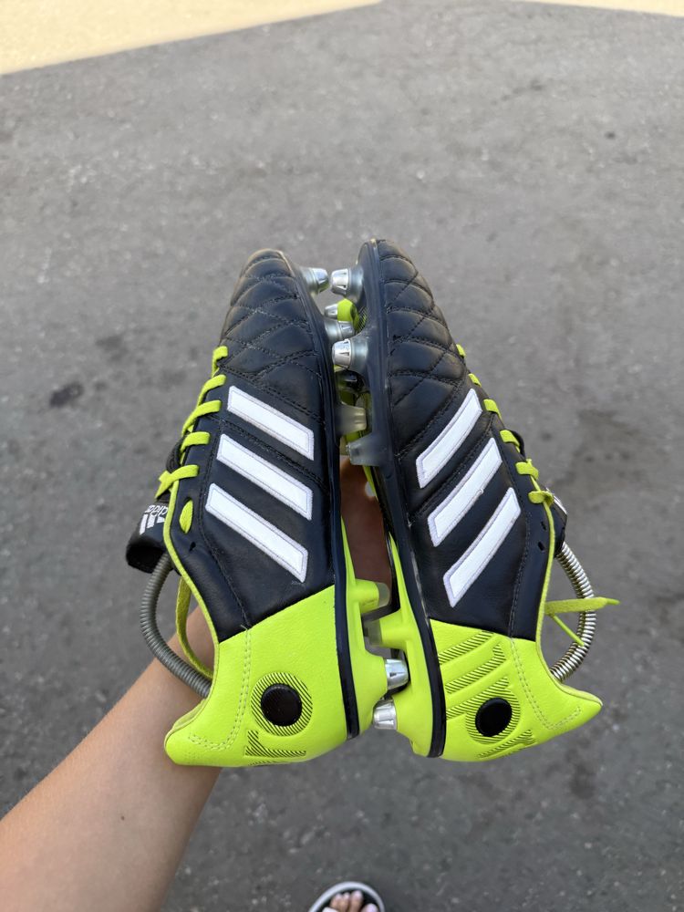 Adidas 11pro sg f33104 elite us7  бутсы кожаные копы сороконожки