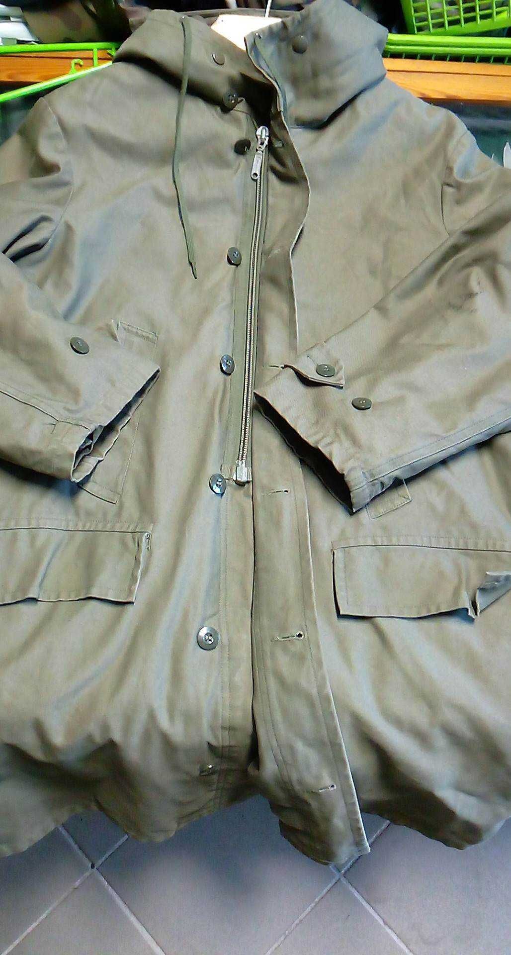 Parka Bundeswehr Niemcy Olive Gr.44 166/88 rok 1980 +podpinka