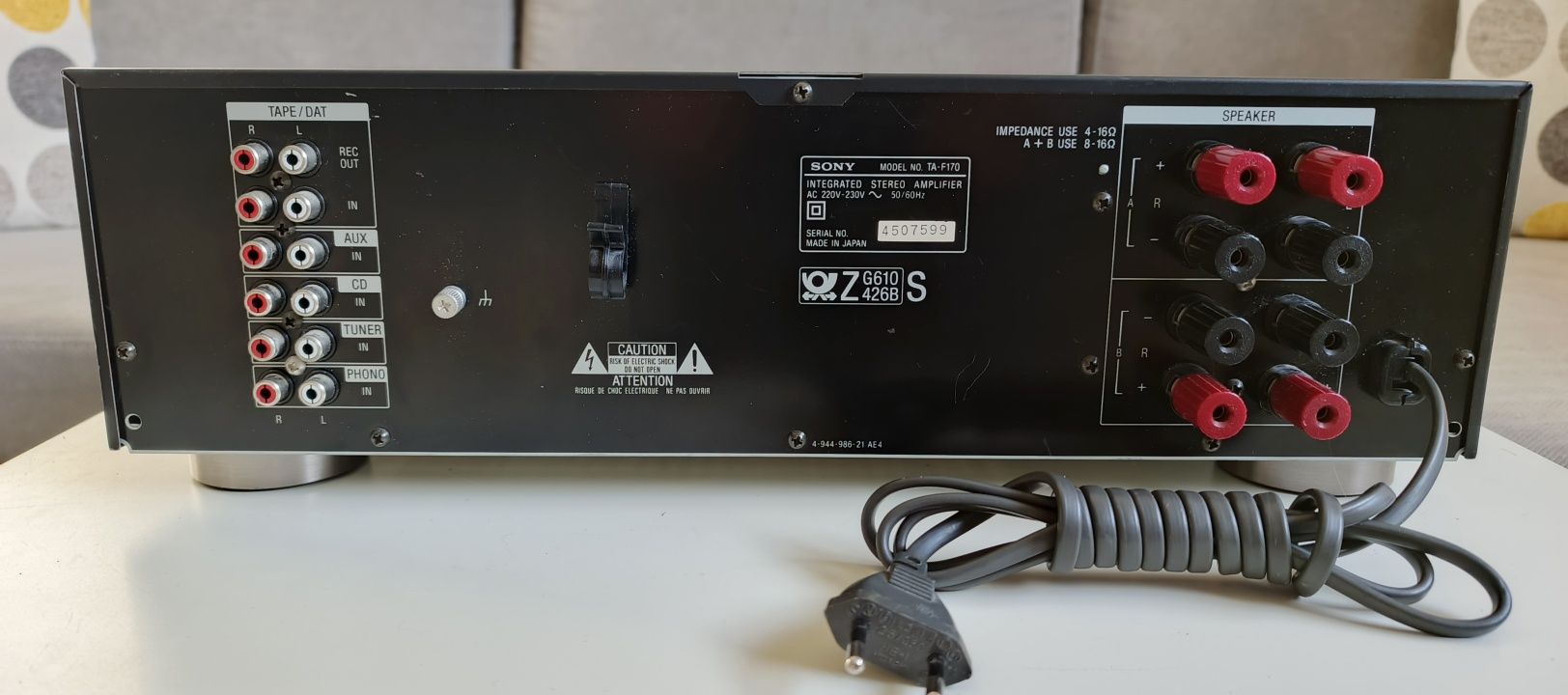 SONY TA-F170 zintegrowany wzmacniacz stereo HI-FI. Fajny stan.