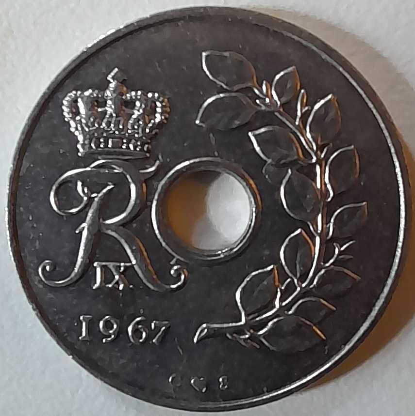 25 Ore duńskich 1967r. Sprzedam lub zamienię na inną monetę.