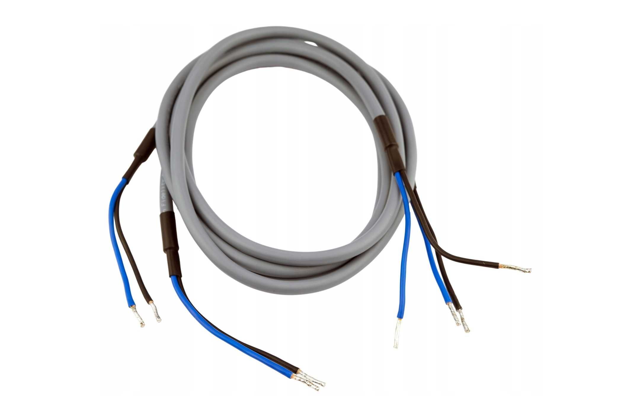 Kabel głośnikowy Melodika MDC2250 oprawa SREBREM! 5m bdb stan