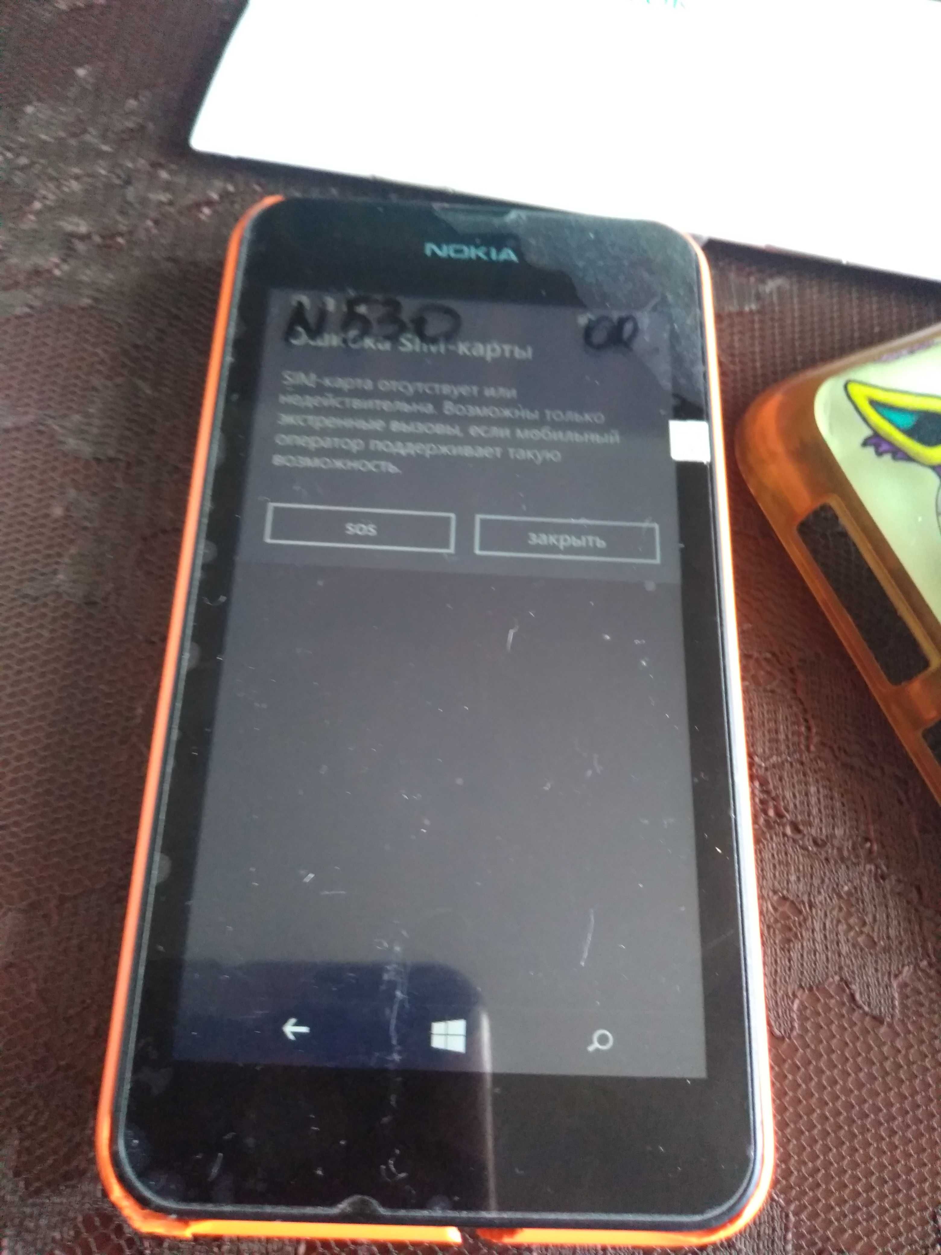 Смартфон під ремонт або на запчастини Nokia Lumia 530 Dual sim iPhone