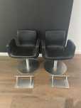 Cadeiras de cabeleireiro Maletti c/ pousa pés
