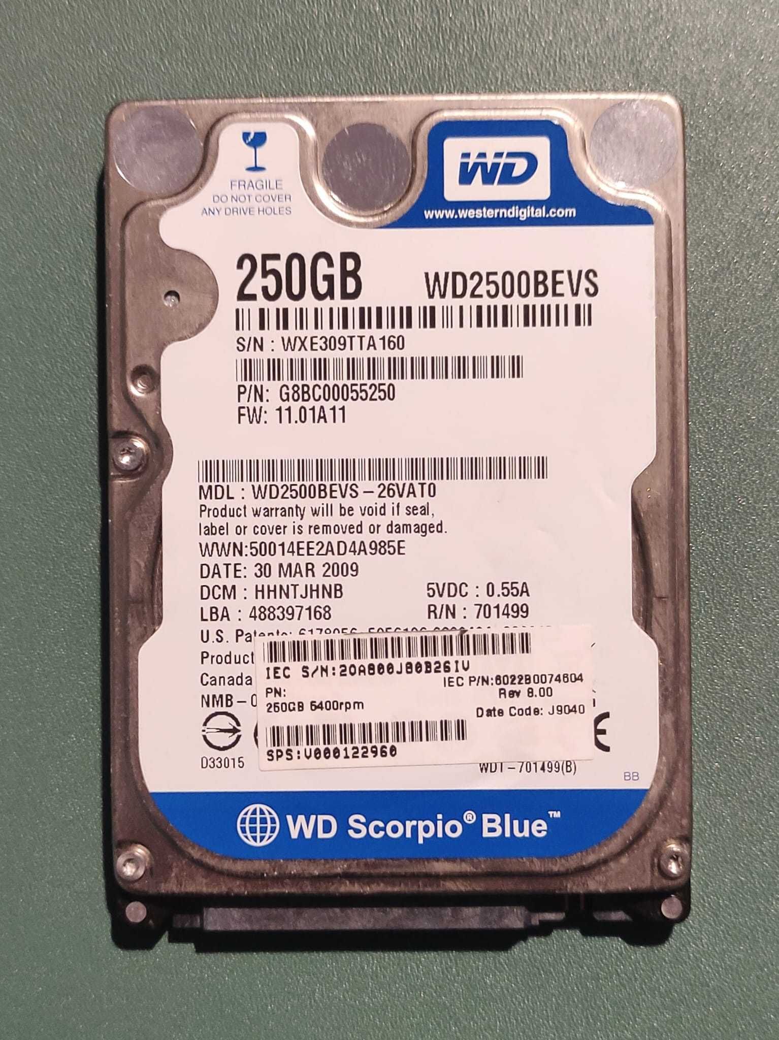 Discos SATA 2.5" para computador fixo ou portátil