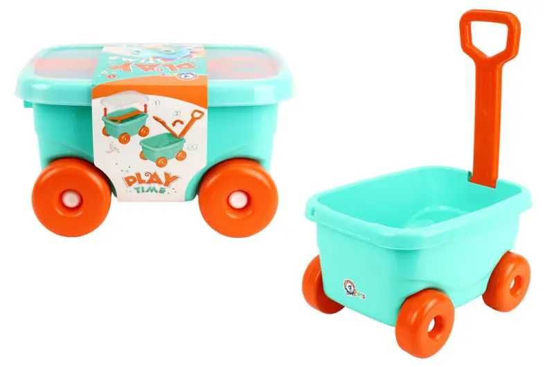 Візок каталка з ручкою з набором для гри з піском та водою ТехноК 1409