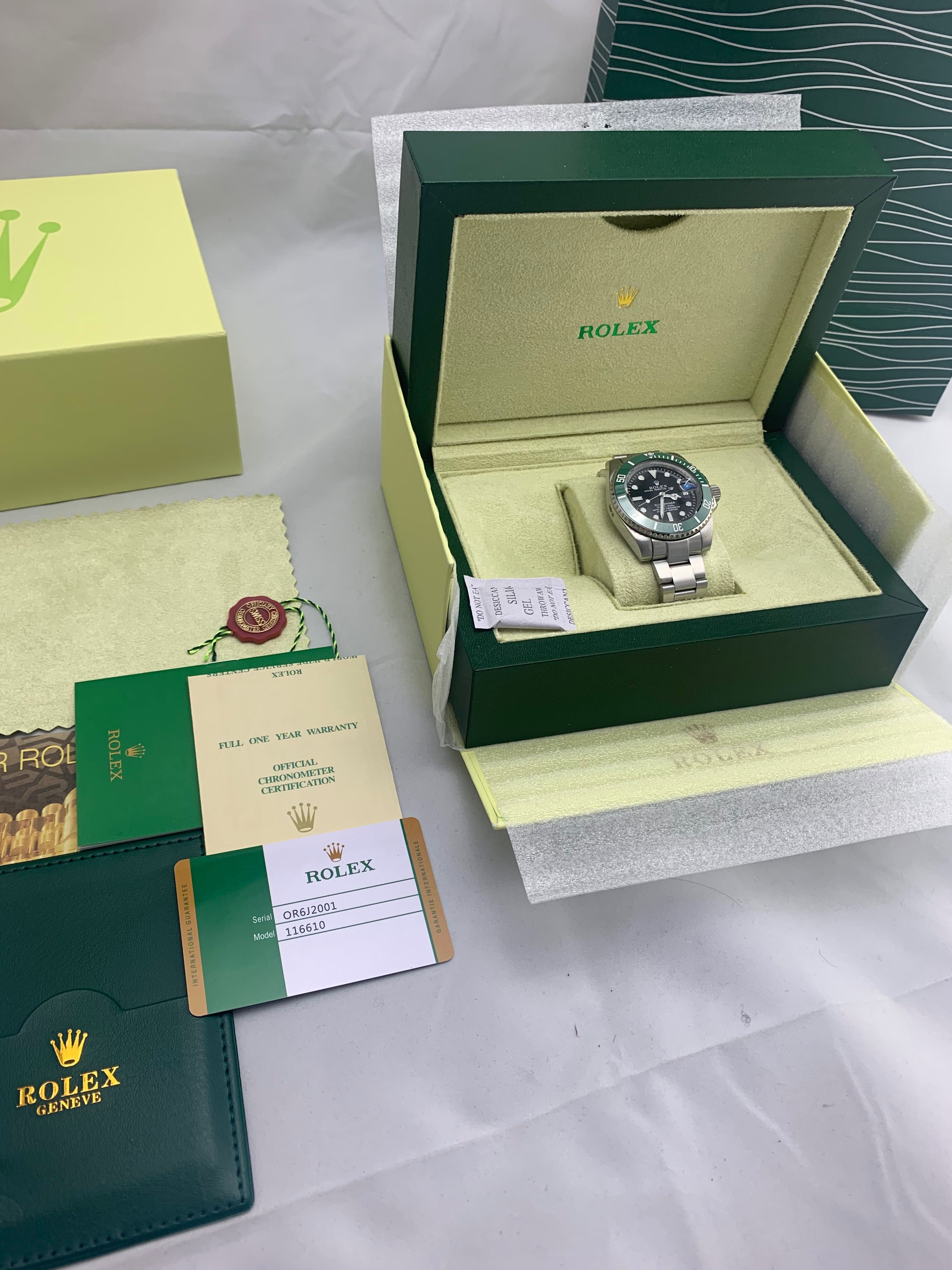 Rolex Starbucks verde submariner automatico eta suíço