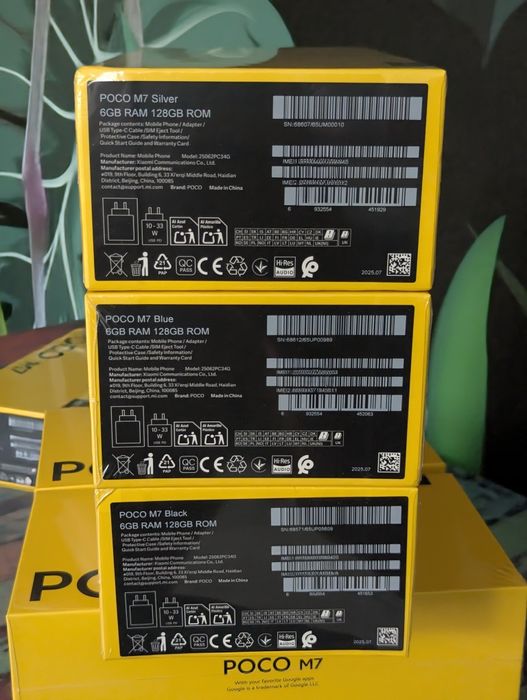 РОСО M7 4G 6/128 NFC Глобал з блоком живлення