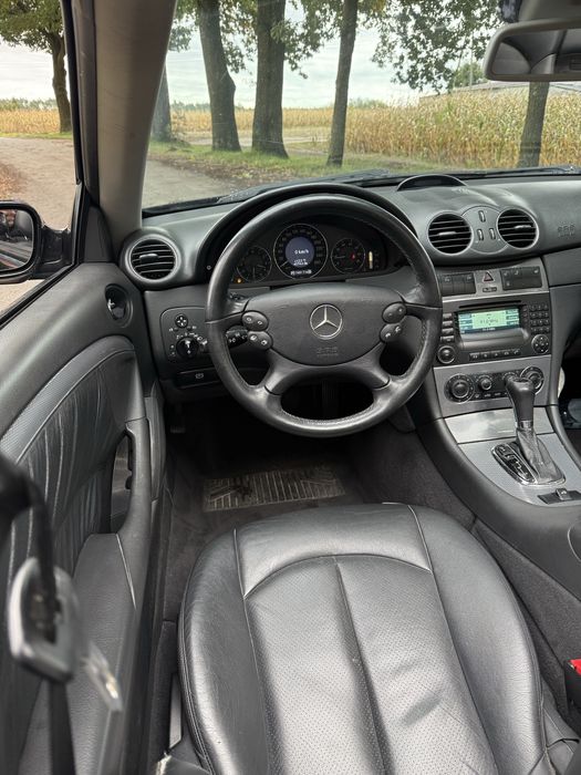 **Mercedes Benz CLK 200K 163km, W209, cabrio, skóry, automat**