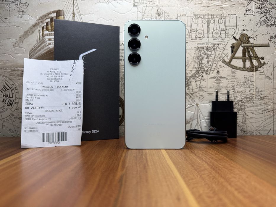 Samsung Galaxy S25+• Stan Idealny • 100% bateria