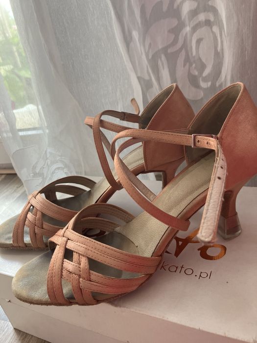 Buty do tańca towarzyskiego latino LA 40 stakato