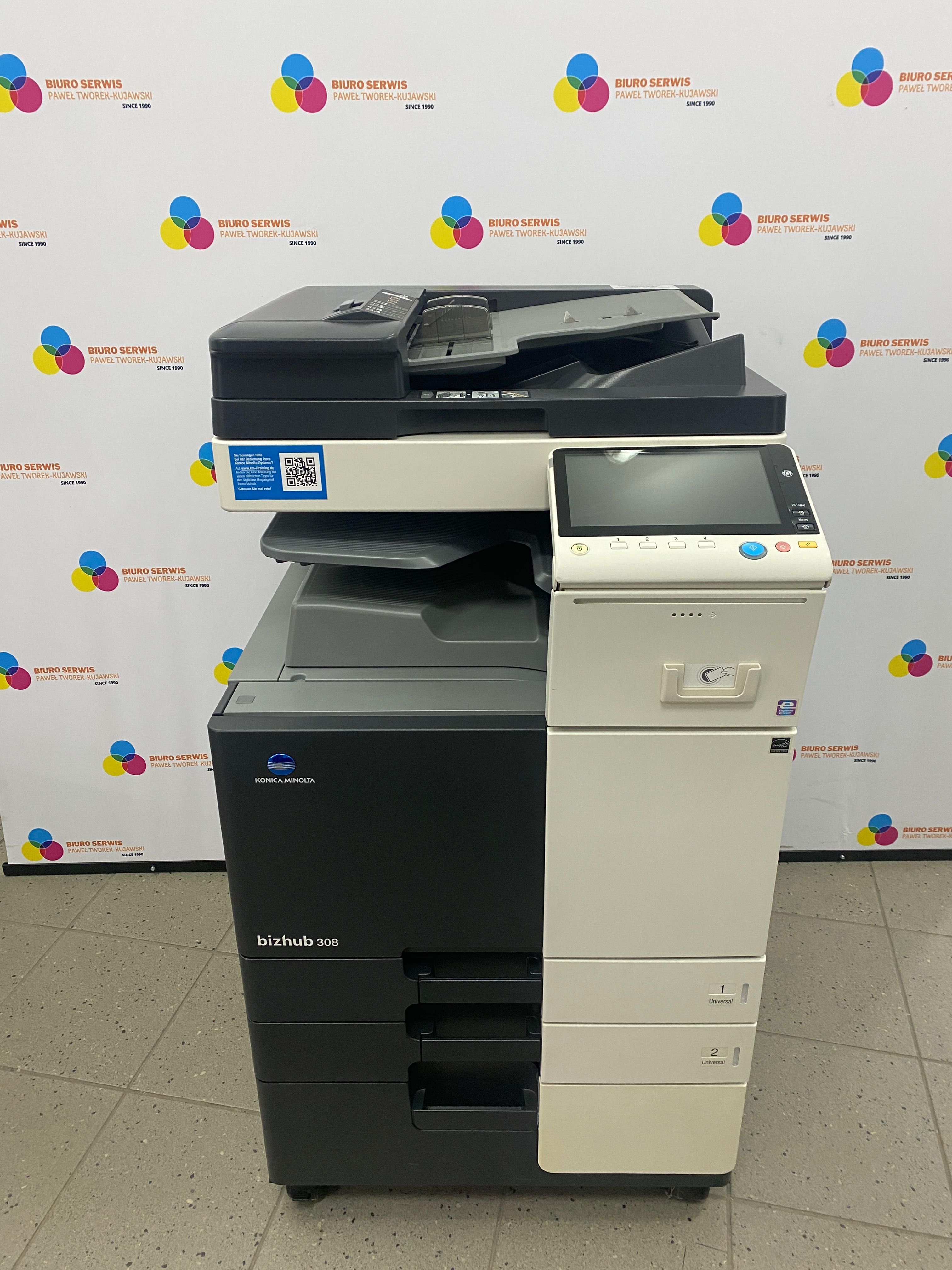 Kserokopiarka Konica Minolta Bizhub 308e/368e A3 monochromatyczne