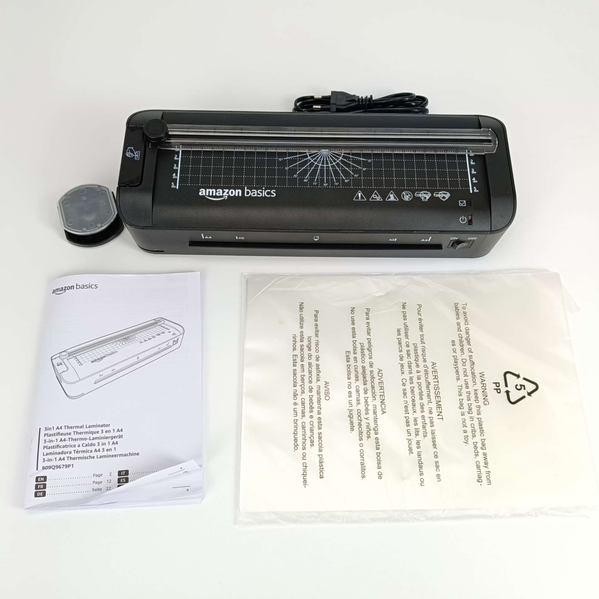 Laminator AmazonBasic B09Q9679P1 na gorąco