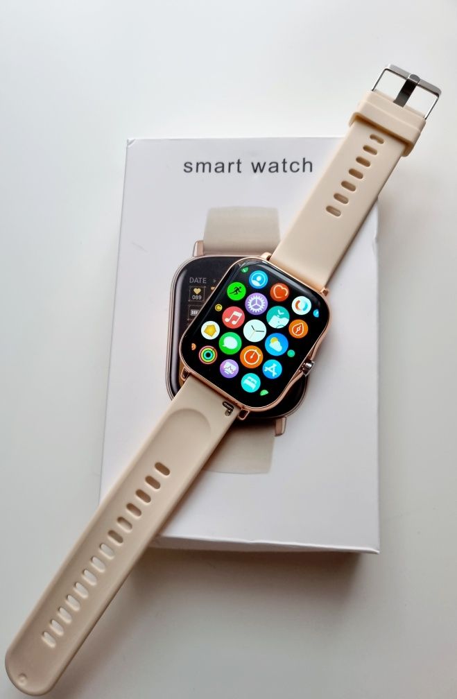 Smartwatch złoty damski