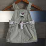 Sukienka H&M Hello Kitty rozmiar 80 – beżowo-różowa, bawełniana