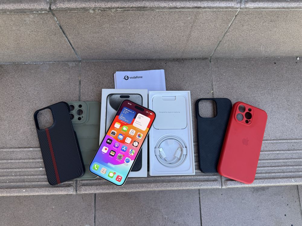 Iphone 15 Pro Max 256GB Branco novo c/fatura e garantia (Troca)
