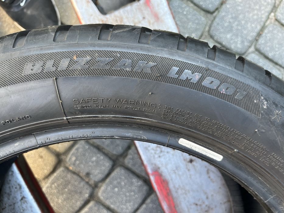 1szt. 225/50/17 Bridgestone Blizak LM001 ROK 2019.