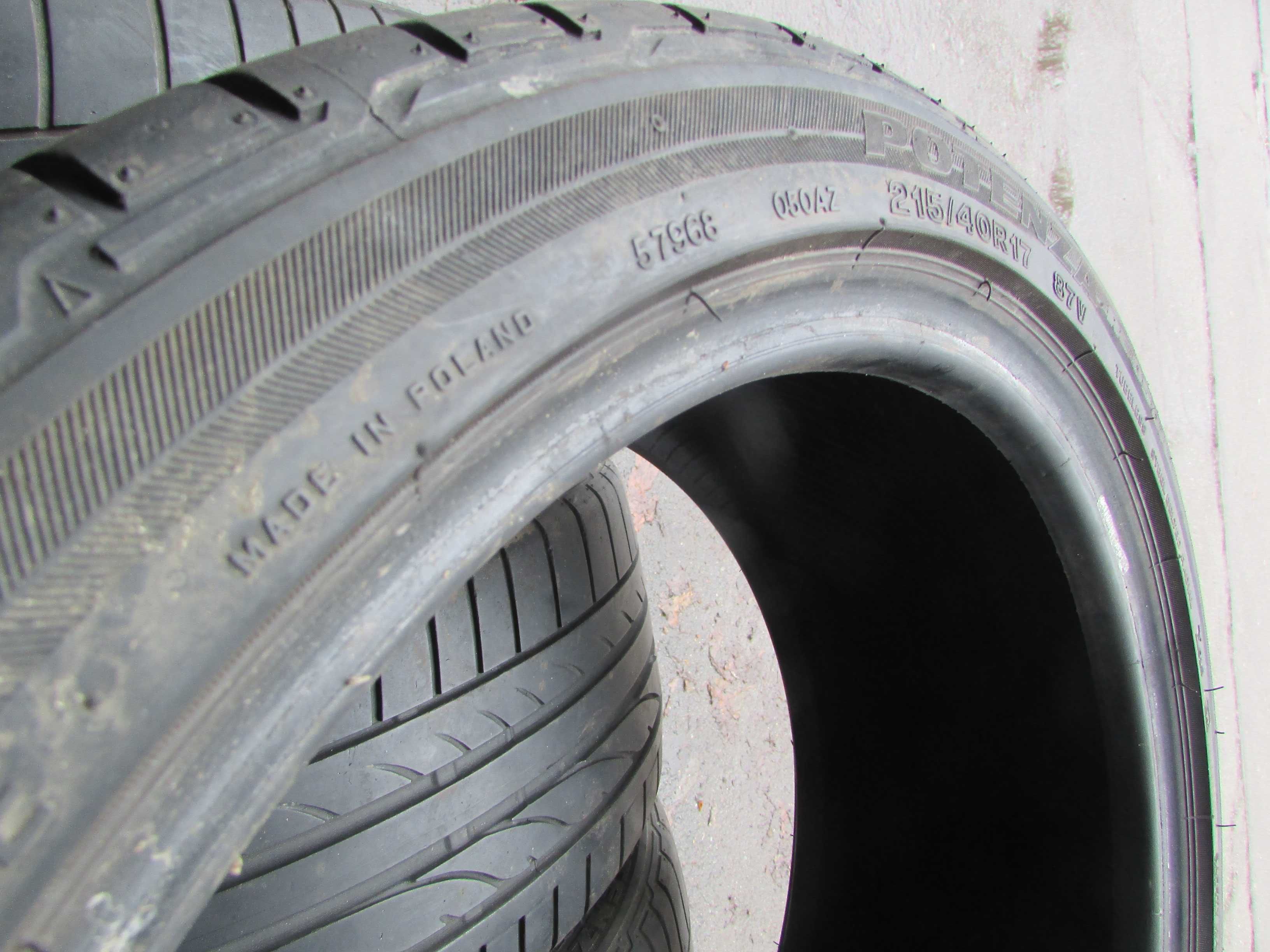 215/40/R17 Bridgestone Potenza RE0504 комплект літньої гуми