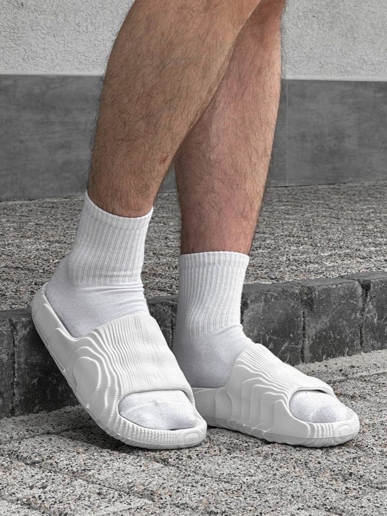 Мужские шлепки Adidas Yeezy Adilette Slide, adidas adilette, шльопанці