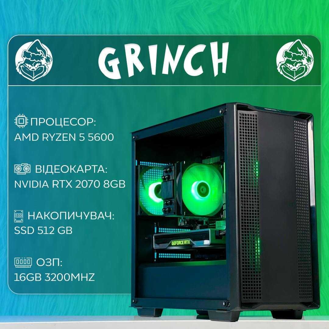 Ігровий ПК з Гарантією! RTX 2070|Ryzen 5600|DDR4 16GB|pcbase.ua