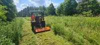 Koszenie łąk traw nieużytków kosiarka bijakowa mulczer glebogryzałka