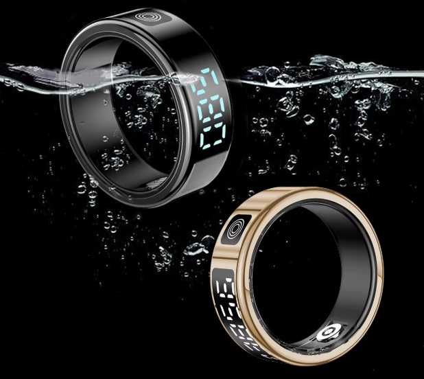 Розумна каблучка (смарт кольцо) Smart ring із зарядним боксом