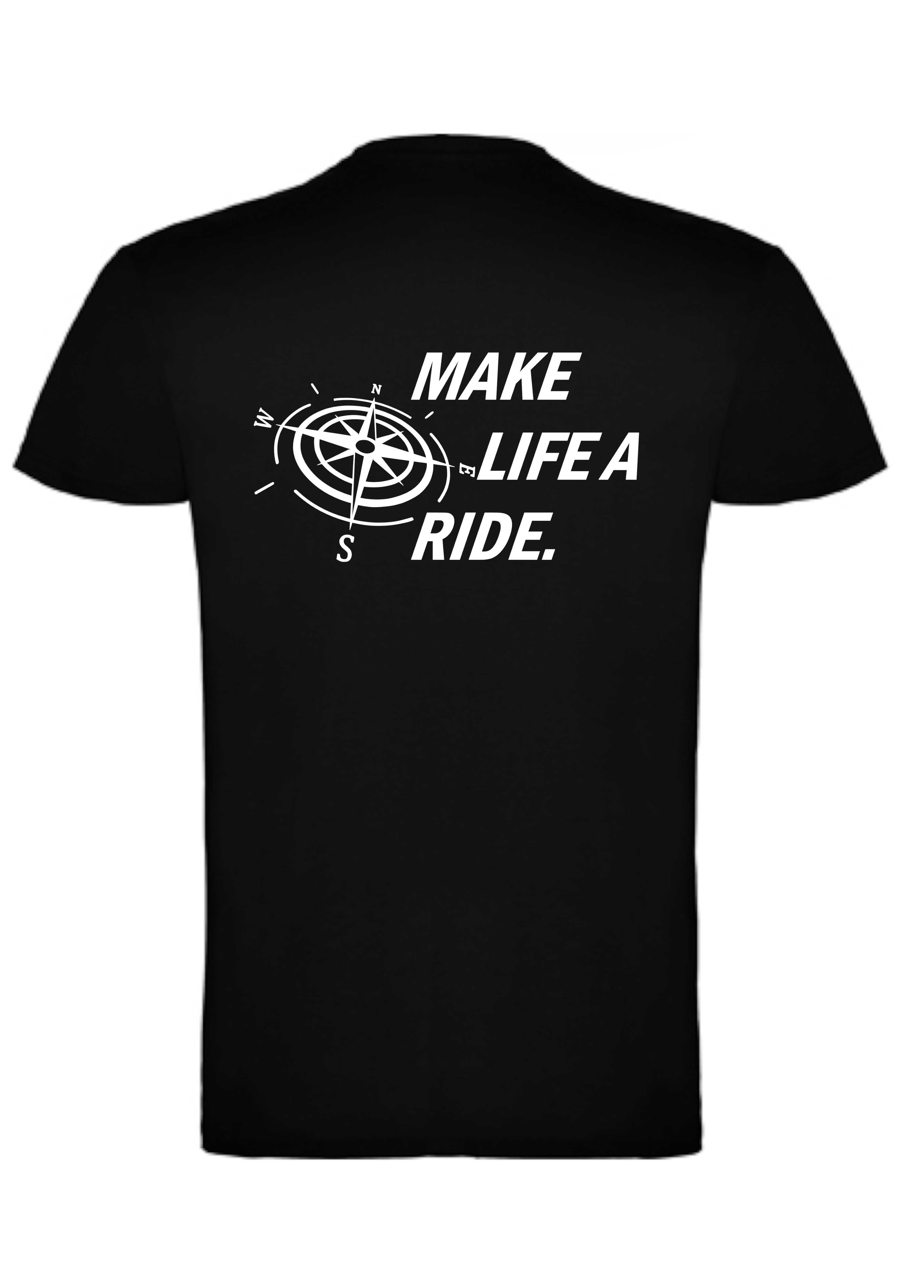 T-shirt BMW Motorrad Rosa dos ventos "MAKE LIFE A RIDE"