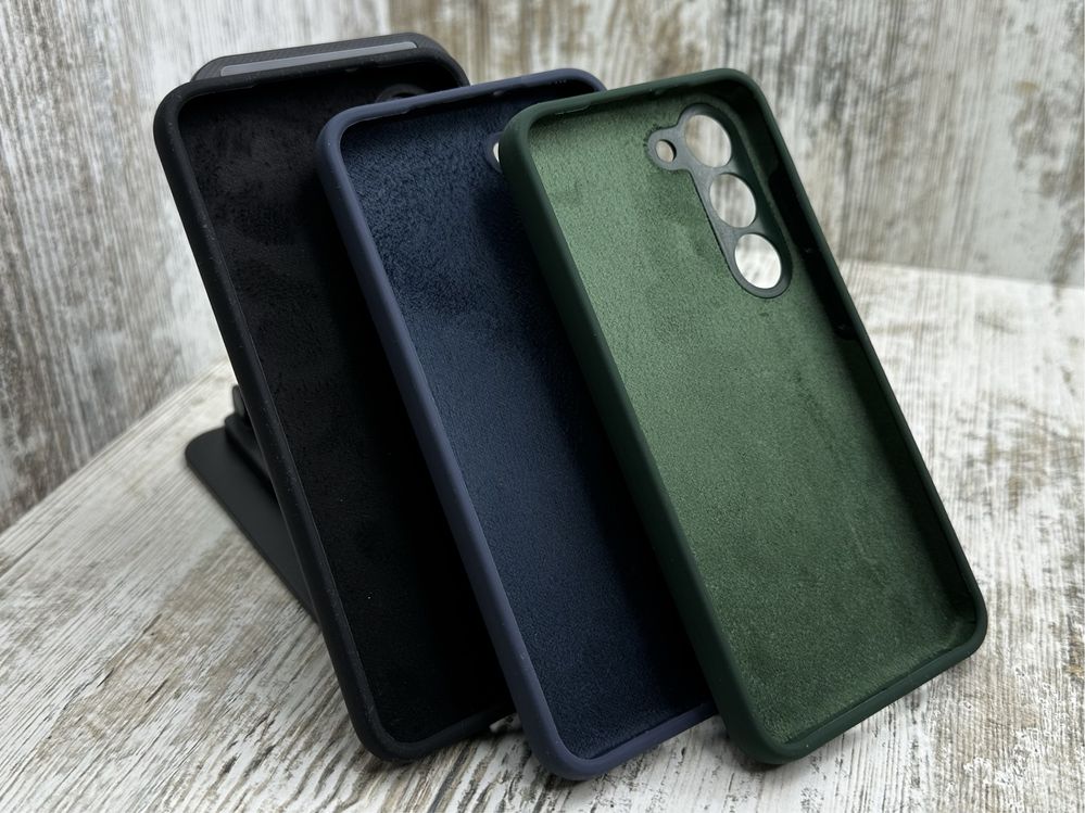 Не пачкаются! Чехол Silicone Case на Samsung S23/ S23 Plus